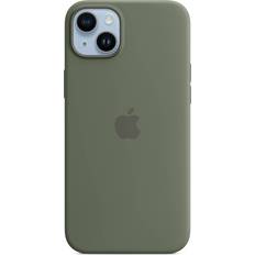 Apple Silicone Case with MagSafe for iPhone 14 Plus Olive