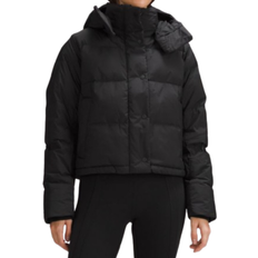 Lululemon Women's Wunder Puff 600 Down Fill Cropped Jacket - Black