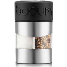 Bodum Twin Black Molinillo de sal, Molinillo de pimienta 11cm