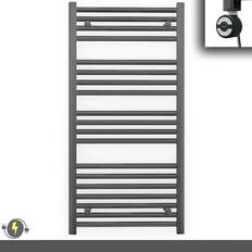 Heated Towel Rails Myhomeware 550mm Wide Anthracite Grey Electric Towel Rail