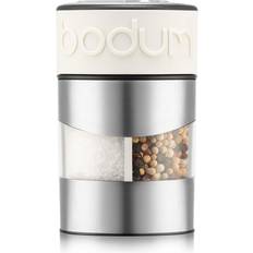 Bodum Twin Off White Pepper Mill, Salt Mill 11cm