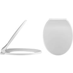 Round Thermoplastic Bottom Fixing Toilet