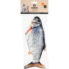 OZami Kattleksak Sprattlande Fisk 30cm Mört