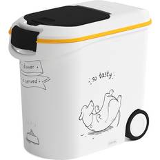 Curver Silhouette Dry Dog Food Container 35L White/Grey