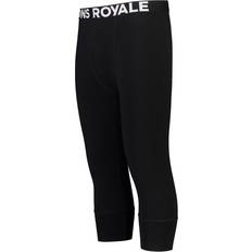 Mons Royale Cascade Merino Base Layer 3/4 Legging - Black