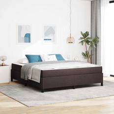 VidaXL 180 cm Kontinentalsenge vidaXL Box Spring Seng Brun 180 x 200 cm Kontinentalseng
