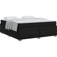 VidaXL 180 cm Rammesenge vidaXL Sengestel Andet Sort 180 x 200 cm Kunstlæder Rammeseng