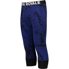 Mons Royale Cascade Merino Base Layer 3/4 Legging - Blue Camo