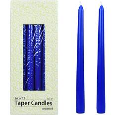 Zest Candle 12-Piece Taper Candles 10-Inch Blue Candle