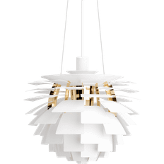 Ph koglen Louis Poulsen PH Artichoke Soft White Messing Pendle Pendel