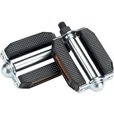 Deluxe Block 1/2 Cykelpedaler Krom Svart