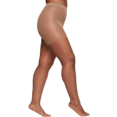 Queen Ultra Sheer Control Top Pantyhose Plus Size - City Beige