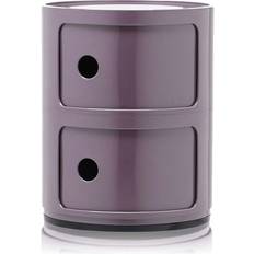 Plast skab Kartell Componibili Violet Opbevaringsskab 32x40cm