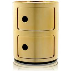 Gold Storage Cabinets Kartell Componibili Gold Storage Cabinet 32x40cm
