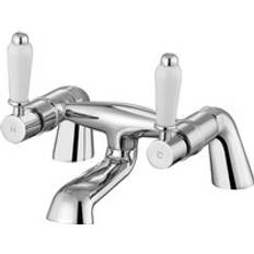 Downton Bath Mixer Tap Brass Ceramic Chrome BT0513