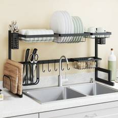 Over The Sink Rack 2-Tier Black