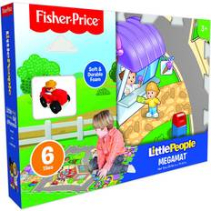 Fisher-Price Play Mats Fisher-Price 6 Pc Mega Floor Mat with Vehicle