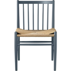 FDB Møbler J80 Blue Gray Beech/Nature Kitchen Chair 82cm