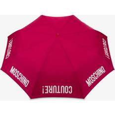 Paraplyer Moschino Polyester Paraply Med Logo - Lyserød