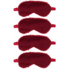 Sleep Masks Kikidex 4 Pack Plush Sleep Mask Blindfold Eye Cover