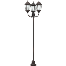 Bronze Stolpebelysning vidaXL Have Lys Post 3-Lampe E27 Bronze 220 cm Aluminium Stolpelampe