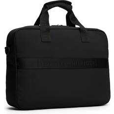 Tommy Hilfiger Computertasker Tommy Hilfiger Metal Logo Laptop Bag - Sort