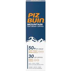 Piz Buin Skincare Piz Buin Mountain Face Suncream SPF 50 and Lipstick 20ml