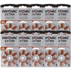 Hearing Aids Rayovac Extra 80-Pack Hearing Aid Batteries Size 312