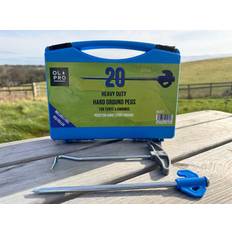 Case of 20 Hard Ground Pegs and Peg Puller
