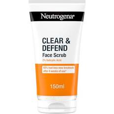 Neutrogena Exfoliators & Face Scrubs Neutrogena Clear Defend Facial Scrub 150ml