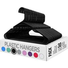 Black Hangers Kikidex Clothes Hangers 30 Pack Black Hanger