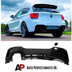 Bumpers Auto Perfectionists UK BMW 1 Series F20 F21 Pre-LCI Rear Diffuser Lip Bumper
