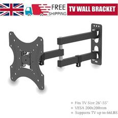 Leadzm Tv Wall Mount Bracket Swivel Tilt 26 32 37 42 43 55 50 55 Inch LED LCD Monitor
