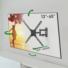 65 inch tv wall bracket Barkan Tv Wall Mount 13-65 Inch Screen Bracket