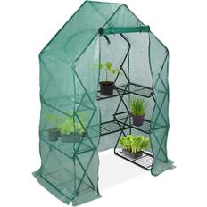 Walk-In Foil Greenhouse Folding Grow Tent 195x138x72 cm
