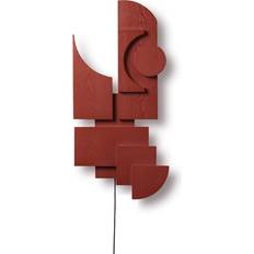 Skrivbordslampor Väggarmaturer Please Wait to be Seated tem Deco Lamp Basque Red W38.6 D9.3 H81 cm Väggarmatur