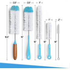 Cleaning Equipment & Cleaning Agents Kikidex Bottle Brush Cleaner 5 Pieces Long Water Straw