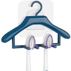 Kikidex Wall Mounted Toothbrush Holder Navy Blue