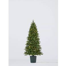 John Lewis Bala Blue Potted Pre-lit 7ft Christmas Tree