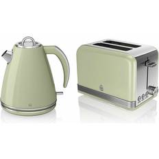 Swan Retro Green 1.5 Litre Jug Kettle Set