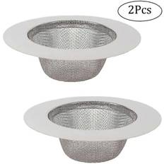 Plumbing FitVille 2 Pieces Stainless Steel Kitchen Sink Strainer