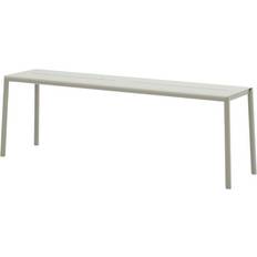 Grey - Metal Garden Benches NEW WORKS. May 35x140 cm Light Grey Garden Bench