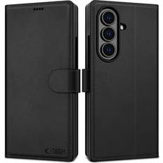 Samsung Galaxy Xcover 7 Plånboksfodral Tech-Protect Galaxy Z Fold 7 Läder Fodral Svart