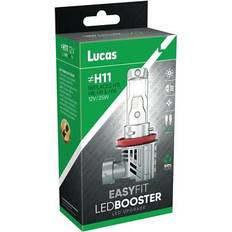 LUCAS H11 LED Ledbooster Headlight Bulb 711 Twin Pack