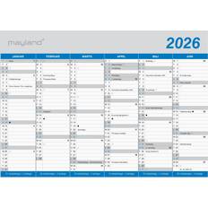 2026 Kontorkalender Klassisk A5