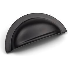 Handle & Home Black Kitchen Cup Knobs 76mm