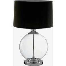 Small Ivory Silk Shade Black