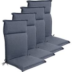 Havehynder Nordstrand Home Luksus Plus Havehynder Tyk Skumkerne 7 cm Mørkeblå Stolehynde Blå