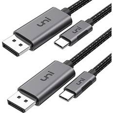 2 Pack USB C to DisplayPort Cable 1.8m