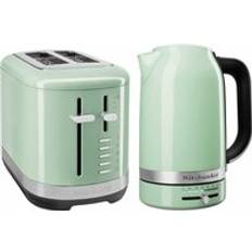KitchenAid Breakfast Suite Pistachio 1.7L Kettle and 2 Slice Toaster Set
